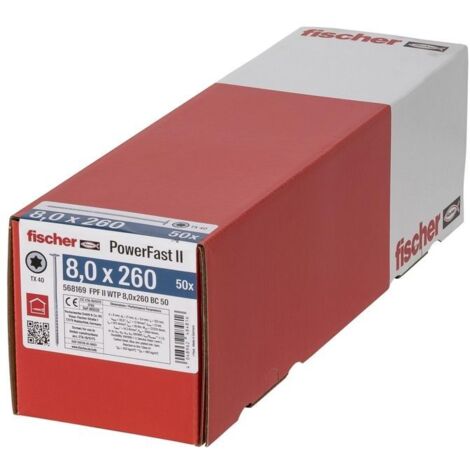 Fischer PowerFast II 8.0x260 TK TX TG Blvz 50