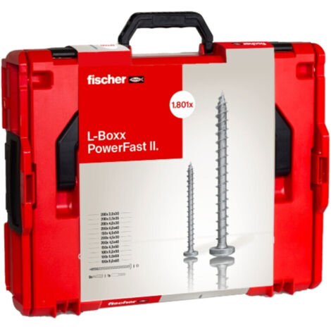 Fischer PowerFast II L-BOXX PanHead Schrauben-Set