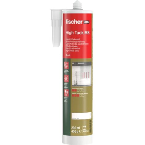 fischer Powerkleber High Tack MS 290 weiß