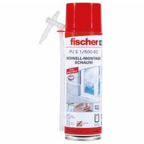 fischer PU S 1/500 B2 Montageschaum (MDI-Haltig) 12 Stk