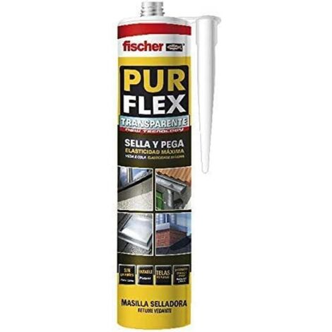 Fischer Purflex Transparent Mastic-colle Polymère Transparent - Fischer