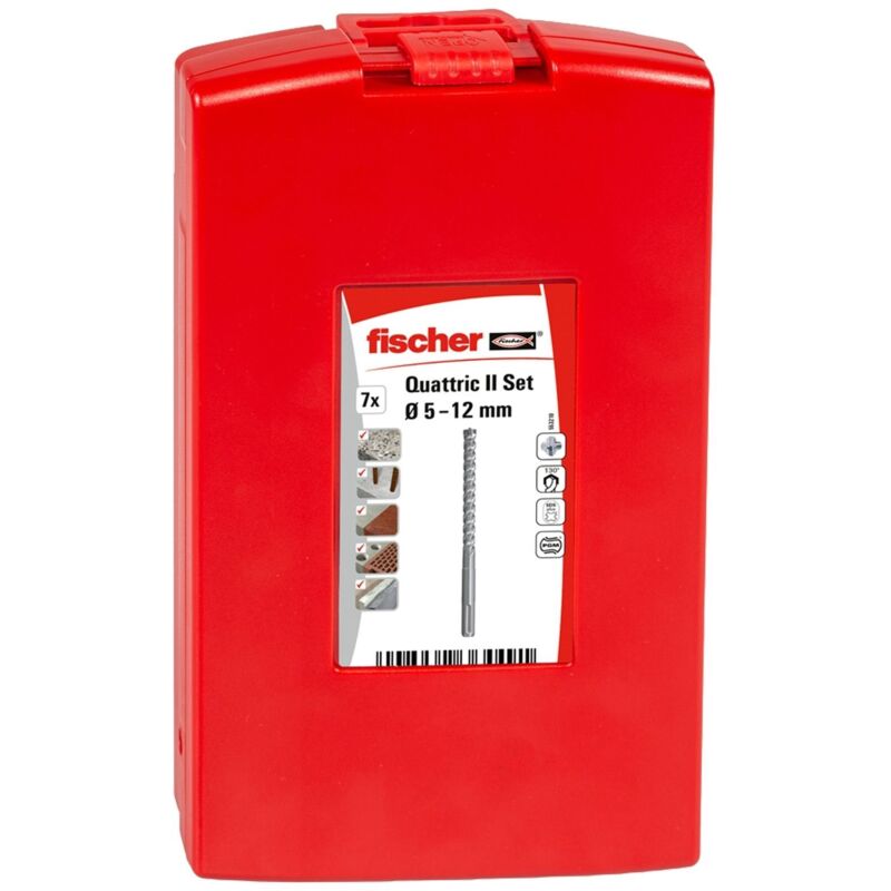Marteau perforateur Quattric ii Set 5 - 12 mm - 553210 - Fischer