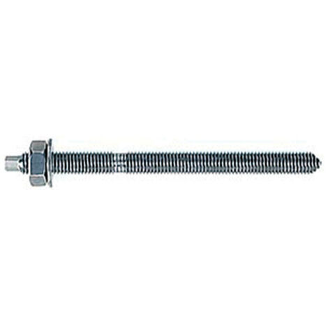 FISCHER  RGM M Barra filettata in acciaio con dado e rosetta  Barra filettata RG M 10x165 [Conf. 10 pz]