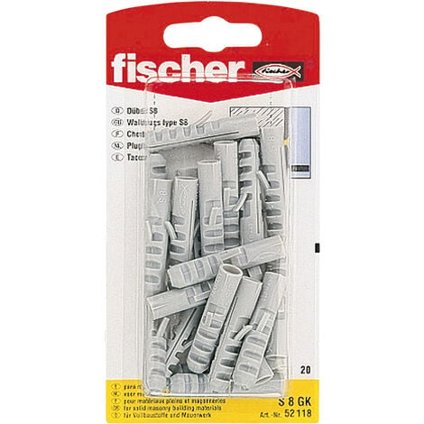 Fischer S 6 GK Spreizdübel 30 mm 6 mm 52116 30 St.