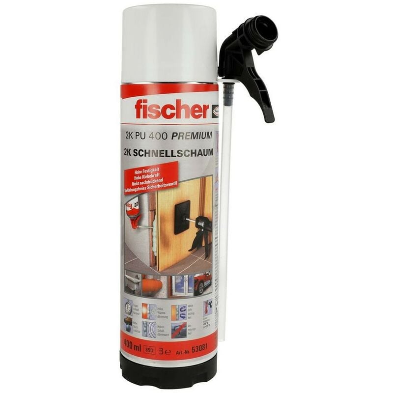 Fischer - Mousse de montage rapide Premium à haute stabilité