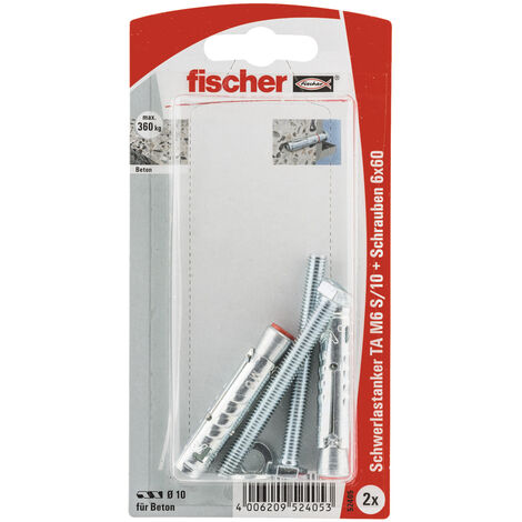 FISCHER Schwerlastdübel TAM 6 S/10K (2 Stk)