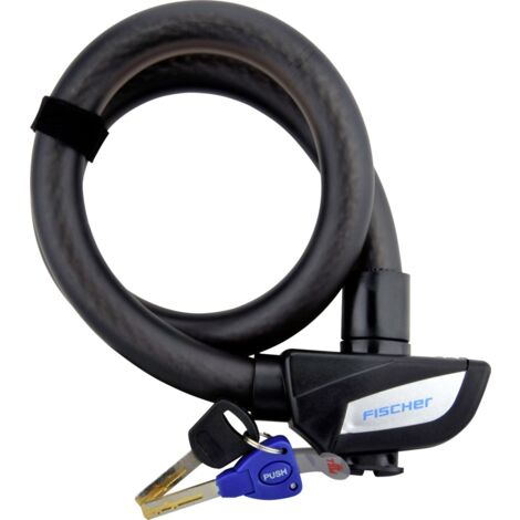 Fischer Seilschloss Schlüssel L 850mm Ø 23mm Fahrradschlösser