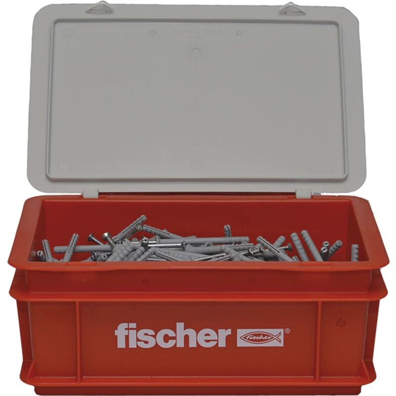 

Set de tornillos clavos con tapones N6x80 300 pzas - Fischer