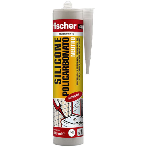 FISCHER Silicone superfici plastiche SNP 310 TR - Trasparente (1 Pz.) codice prod: 009384