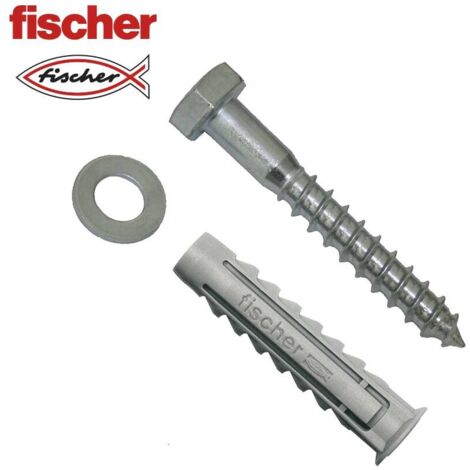 FISCHER SX-Schraubstopfen 10 x 50 mm – Blister 5 Einheiten 567828