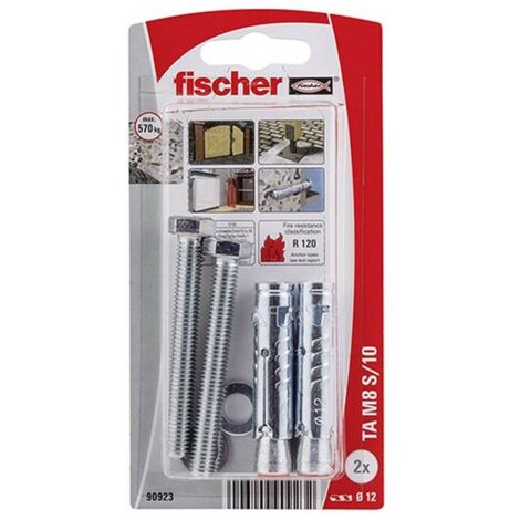 Fischer Taco Pesado Ta M8 Metal Blíster 2 piezas