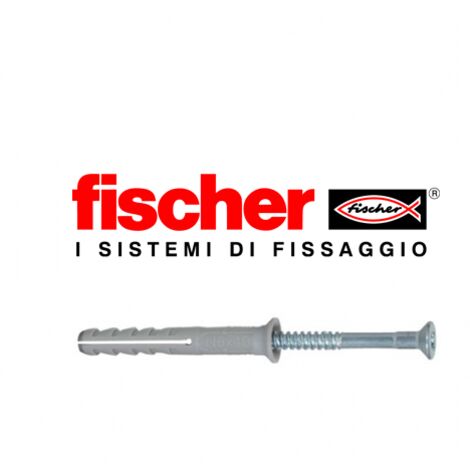 FISCHER TASSELLI C-VITE A CHIODO N8-100S FISCHER ITALIA PZ 50,0