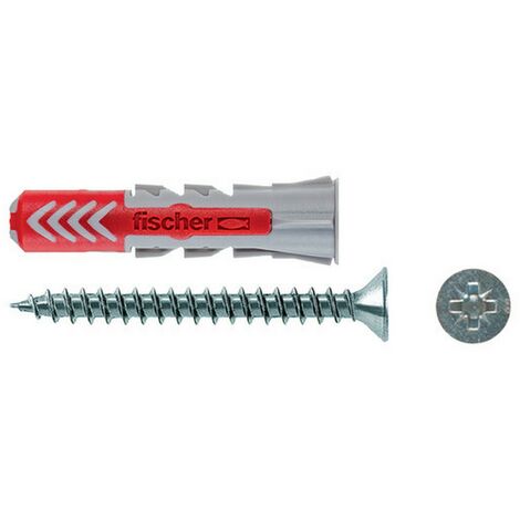 Fischer Tasselli In Nylon E Polimero Con Vite Duo Power 10 S 25 Pz