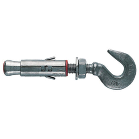 Fischer tasselli SLM 8 50 pz tassello M8 x 60 mm con gancio ancorante ancoraggio a due schermature in acciaio