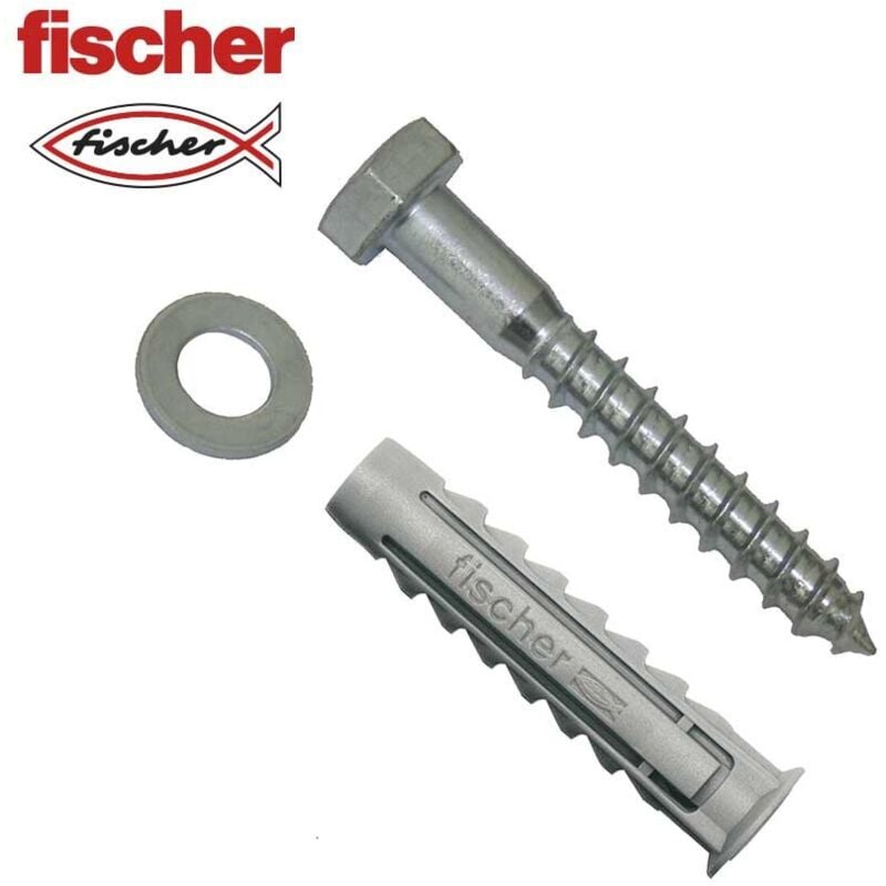Set blister blocco+vite Fischer sx 10x50 sk nv 5 pz 90895