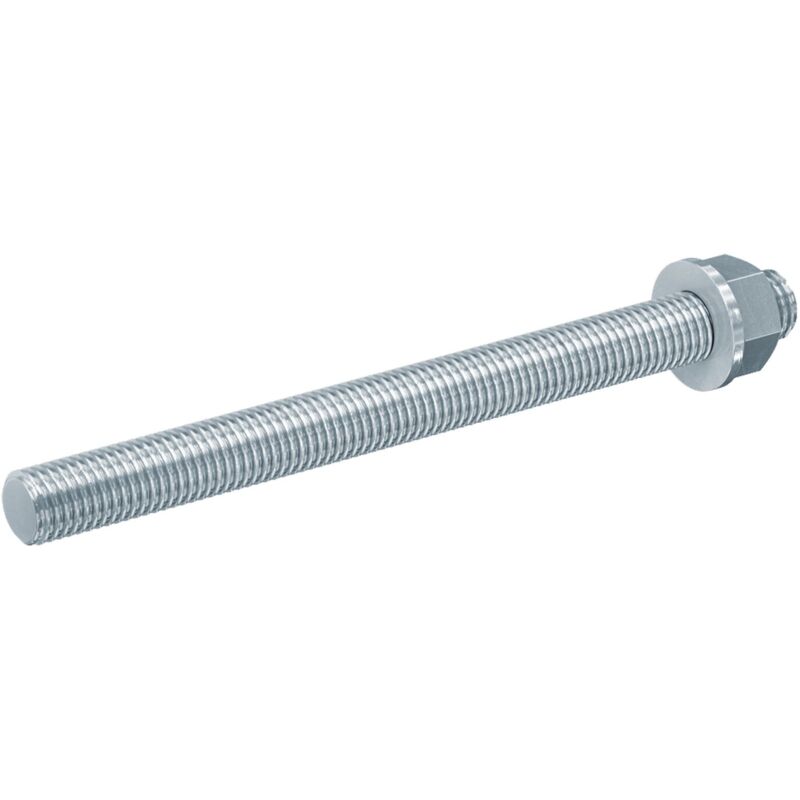10x tige d'ancrage fis a m 12 x 210 mm électro-galvanisé qualité d'acier 5.8 - 90286 - Fischer