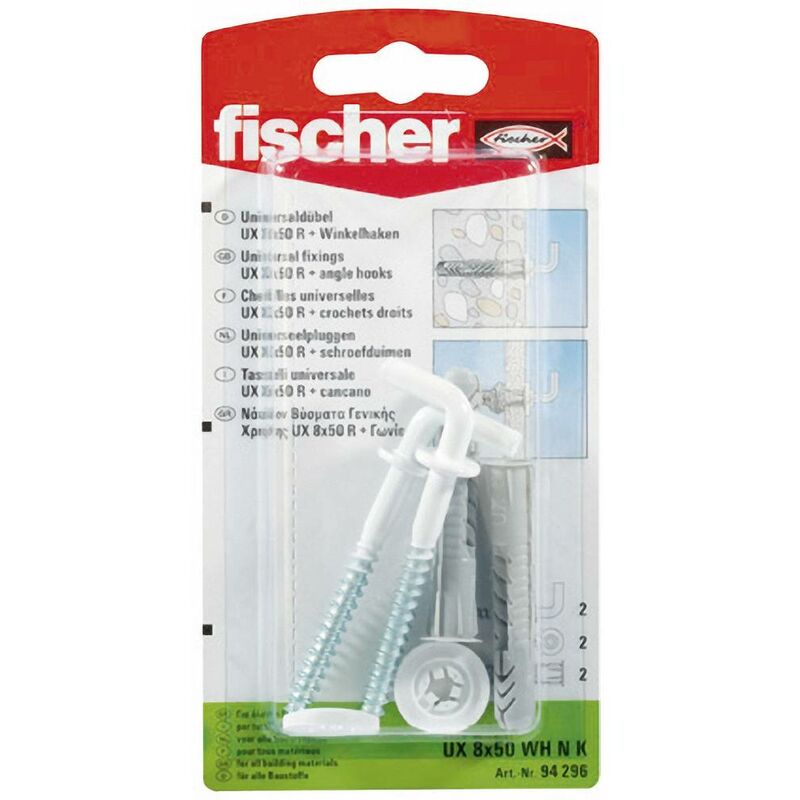 Ux 8 x 50 wh n k Tassello universale 50 mm 8 mm