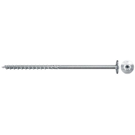FISCHER - VIS DE CHARPENTE POWERFAST FPF II WTP 6,0X200 REVÊTEMENT ZINGUÉ, FILETAGE PARTIEL, TÊTE DISQUE AVEC EMPREINTE TORX/BOÎ