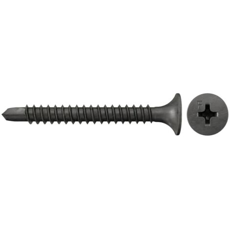 Fischer Vis Rapidement Construction 1.000x 3,5 x 25 Tête Trompette phosphaté Filetage Fin Empreinte Cruciforme PH - 040599