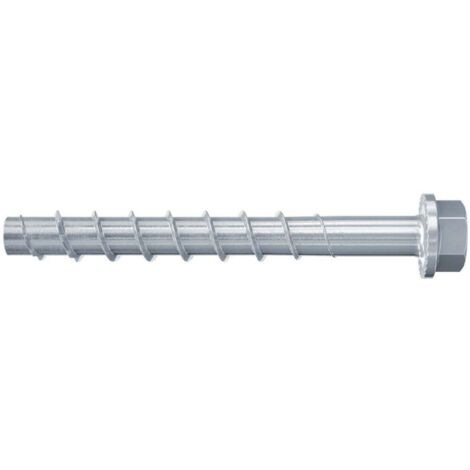 Fischer Viti per Calcestruzzo UltraCut FBS II 12x130 70/55/30 US con Testa Esagonale e Rondella Integrata per Fissaggio e Rinforzo Solai in Cemento, Riultilizzabili, per Zona Sismica C1 e C2, 20 pz
