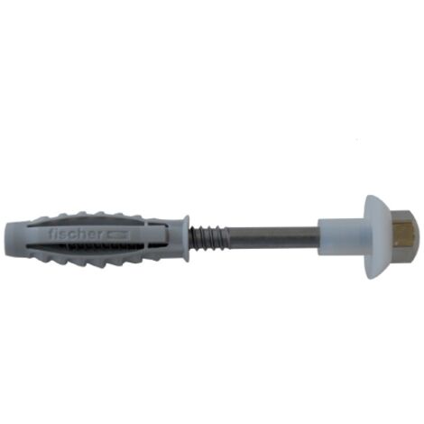 Fischer WB/2 bouchons en acier inoxydable pour la fixation de l'eau bidet sanitaire 4 pie'ces bouchon en nylon et vis en acier inoxydable