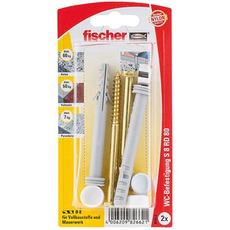 Fischer WC - Befestigung S 8 RD 80 Set - 82662