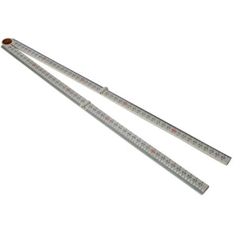 Fisco XFB1ME White Nylon Rule 1 Metre / 39in