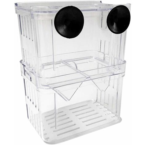 Fish Breeding Box, Incubator Breeding Box, Hatchery Box Trap Floating Fish Breeder, Floating Aquarium Acrylic Hatchery, Floating Insulation Hatchery Box