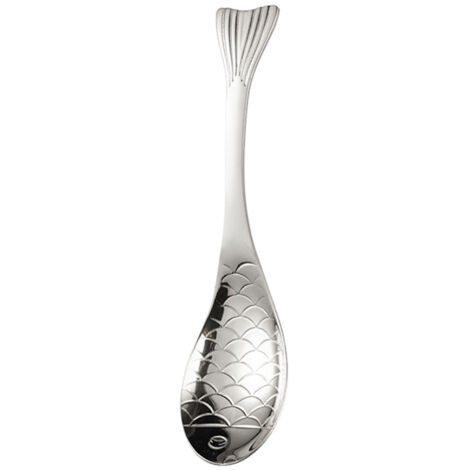 Fish Shaped Spoon 304 Stainless Steel for Rice Soup Coffee Adults Home Cookware L