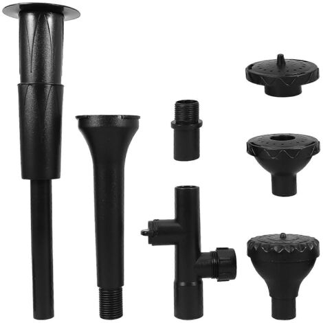 Fish Tank Pond Pump Fountain Nozzle Kit Submersible Water Pump Replacement Adapters For Aquariums Garden Ponds Outdoor Water Features