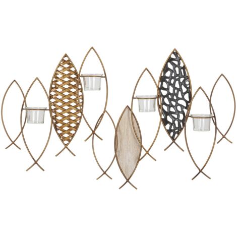 FISH WALL CANDLE HOLDER CM 66X9X40,5
