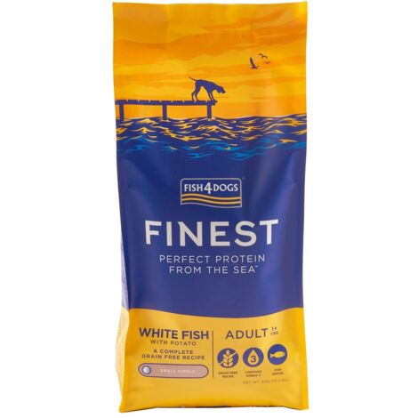 Fish4Dogs Finest Ocean au poisson blanc adulte (S) 6 kg