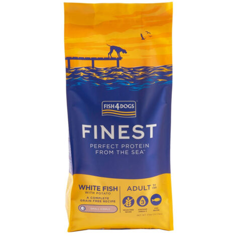Fish4Dogs Finest Ocean con pescado blanco adulto (S) 6 kg