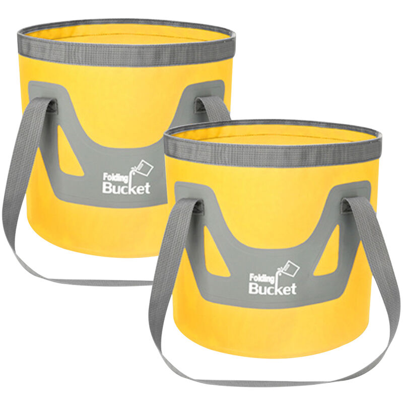Fishing Bucket Foldable Bucket Outdoor Convenient Fishing-Multifunctional Portable Foldable Sink Bucket Foldable Water Container Fishing Bucket for