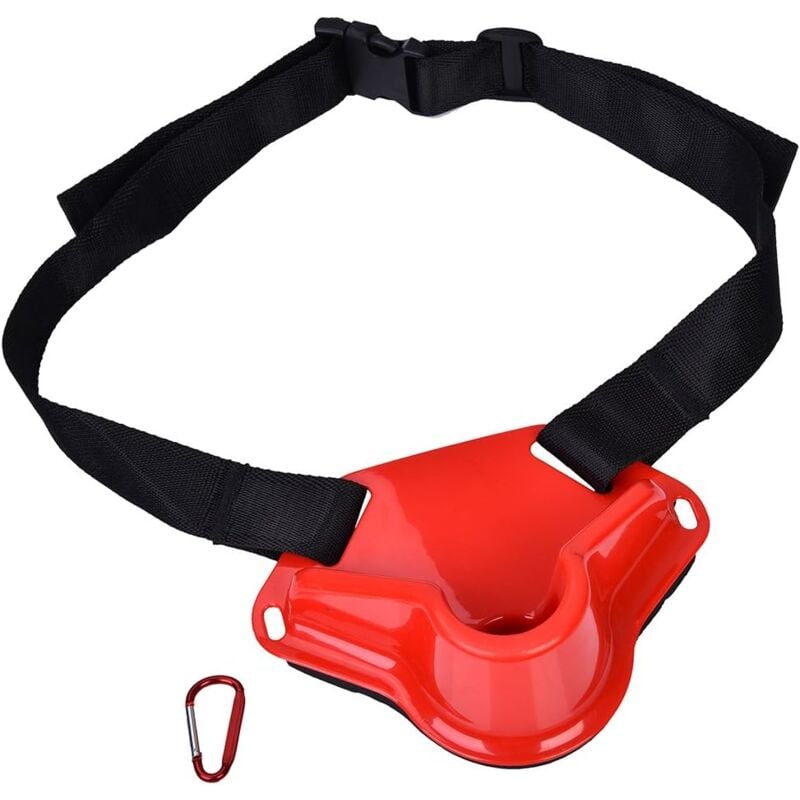 Image of Fishing Fighting Belt Adjustable Fishing Rod Holder Belt Durable Plastic Fishing Rod Holder Belt