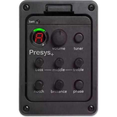 AUTRES Fishman Presys + système de préampli intégré accordeur d'égalisation Micro piezo préamplis de Guitare Acoustique Accessoires de pièces de Guitare