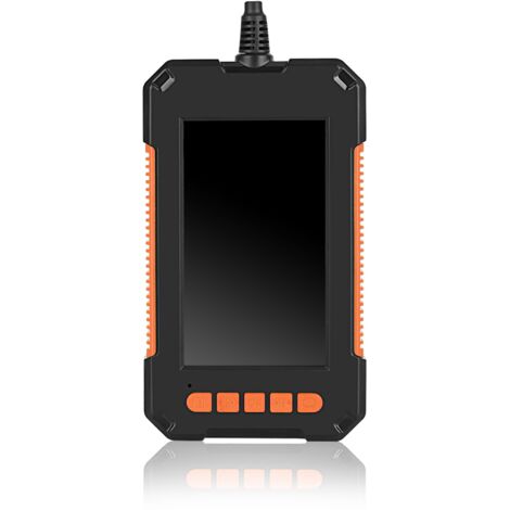 Fishtec – Caméra d'inspection étanche IP68 5m avec lentille 8mm – 8 LEDs réglables pour zones sombres – Écran LCD 4.3 pouces – Autonomie 5 heures