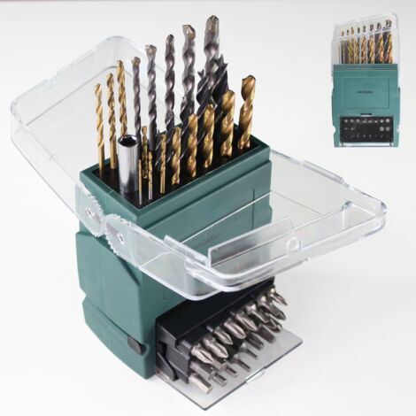 FISHTEC - Coffret 43 pièces, embouts CR-V, forets, ABS