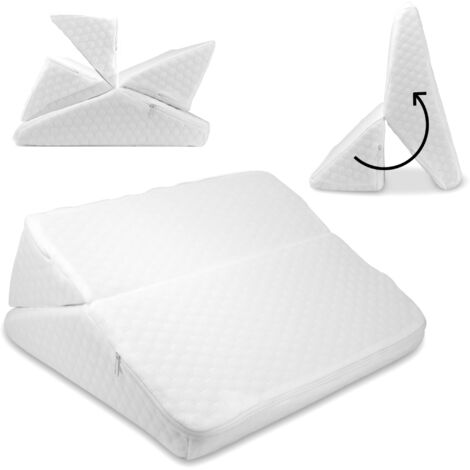 Fishtec – Coussin ajustable 4 en 1 – Mousse haute résilience 20D – Soutien genoux, dos, tête – Taie polyester 220g – Dimensions 38x34x15 cm
