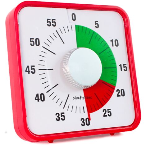 FISHTEC - Maxi Minuteur Géant Mécanique 60 Minutes - Grand Format 19 cm