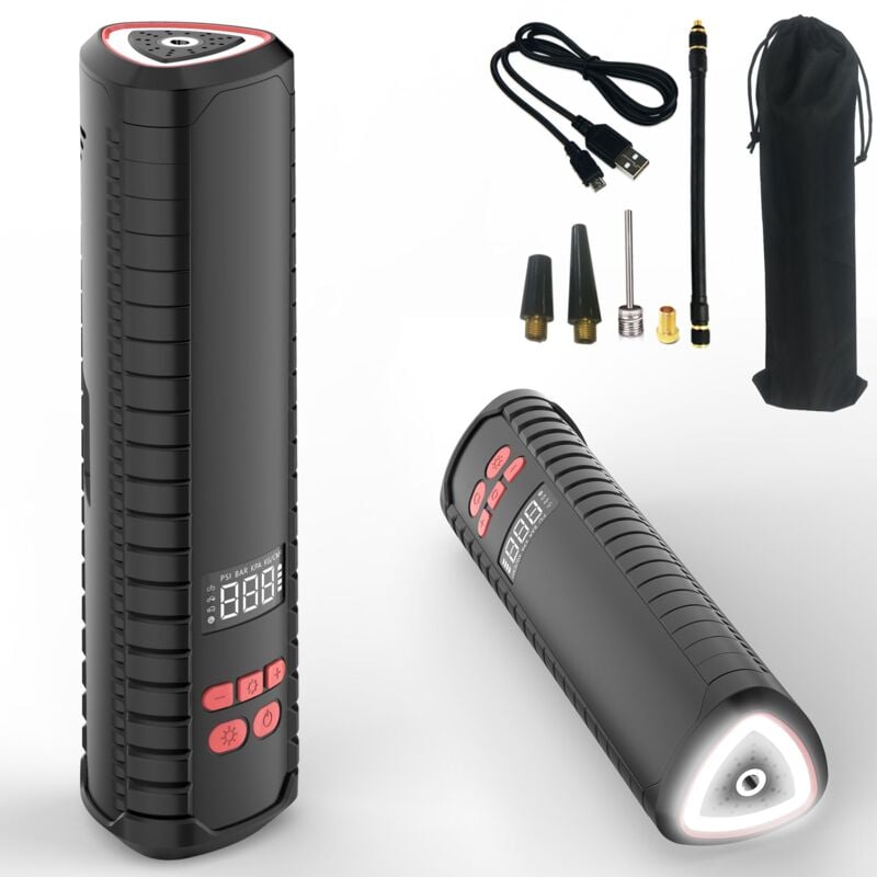 Fishtec - Compresseur d'Air Portable Electrique avec écran lcd