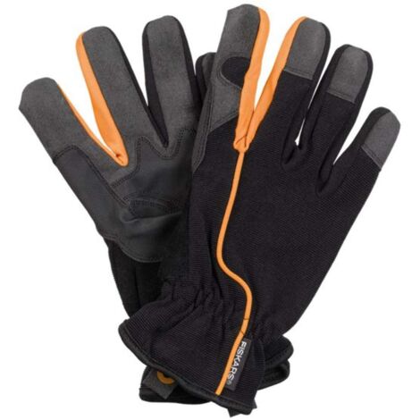 Fiskars 1003477 Garten-Arbeitshandschuhe Schwarz/Orange 1 Paar