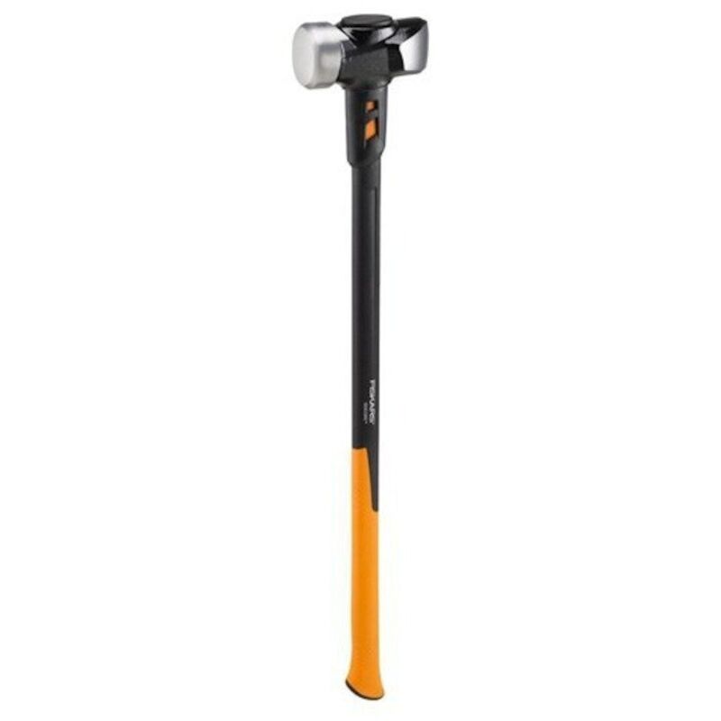 Mazza IsoCore l per affondare pali nel terreno o lavori di demolizione, Lunghezza: 92 cm, Peso: 4,76 kg, Nero/Arancione, 1020219 - Fiskars