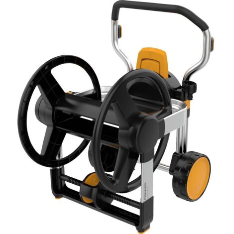 Fiskars 1062257 Carrello avvolgitubo 1 pz. Nero, Arancione