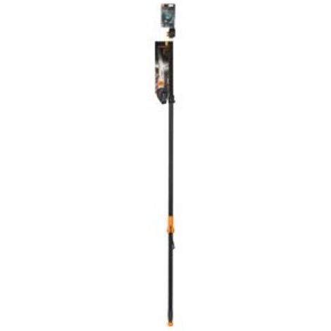 Fiskars 115562 telescópico larga-alcance telescópico con Adaptator sierra árbol, longitud 240–410 cm