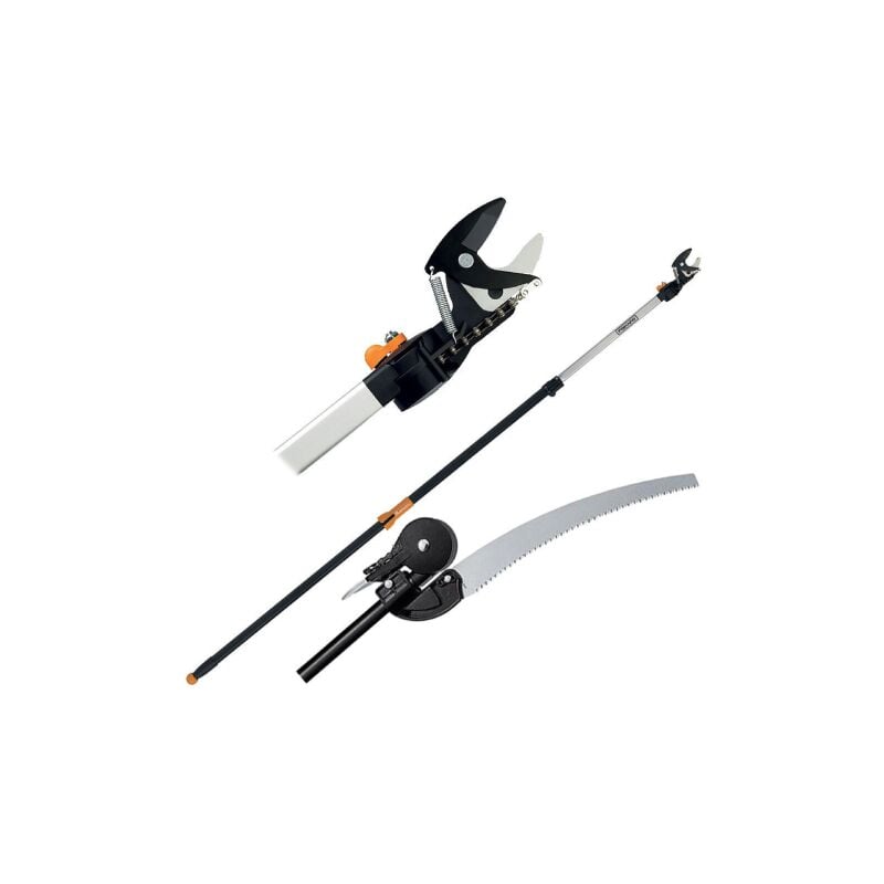 Se'cateur te'lescopique Fiskars angle de coupe re'glable coupe 32 mm longueur de 240 a' 410 cm