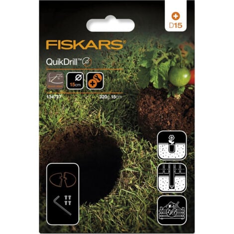 Fiskars 134727 / Quick Drill Lames interchangeables 150 mm (Par 2)