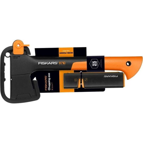 FISKARS AXE X7 - XS + SCHARFES SCHARFES SET