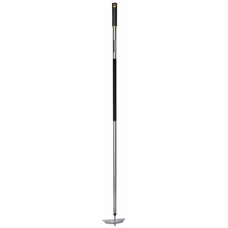 

Azada de jardín ergonómica, Longitud: 155 cm, Ancho: 18.5 cm, Cuchilla de acero/Mango de aluminio, Negro/Gris, 1000675 - Fiskars