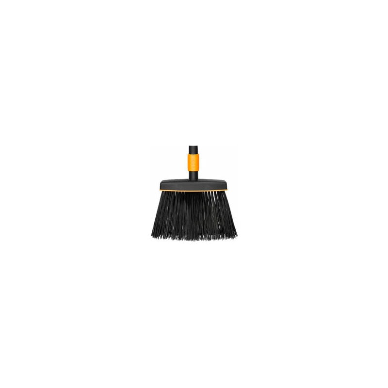 

Fiskars Cepillo de exterior, Cabezal de herramienta QuikFit, Largo: 26 cm, Cerdas de polipropileno, Negro/Naranja, QuikFit, 1001415